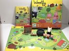 Djeco Woolfy Board Game Three Little Pigs Big Bad Wolf Family Fun Complete Rare