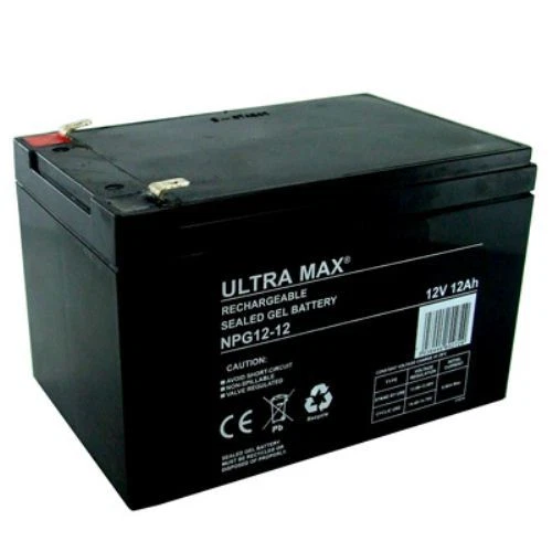 Npg12-12 Ultramax 12v 12ah Maintenance GEL Battery