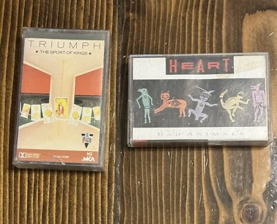 Triumph - The Sport Of Kings Cassette Tape 1986 MCA Records W/ Bonus Heart Tape - Image 1 of 2