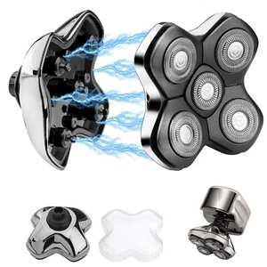 Magnetic 5 Blade Replacement Heads for SKULL SHAVER 4 & 3 Head Series - Picture 1 of 7