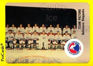 1989-90 ProCards AHL #87 Baltimore SkipJacks, Team Photo