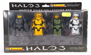 Halo 3 Master Chief Collectors Set 4 x Action Figures (Some Weapons Missing) - Picture 1 of 13