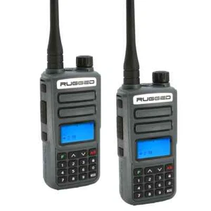 2 PACK GMR2 Handheld GMRS FRS Radio Long Range Powerful NOAA - Picture 1 of 13