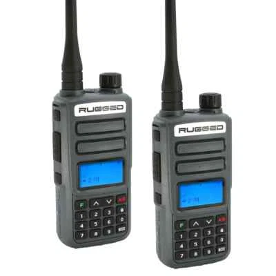 2 PACK GMR2 Handheld GMRS FRS Radio Long Range Powerful NOAA - Image 1 of 4