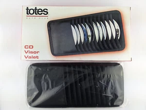 Totes Auto Club CD DVD Visera Valet Negro VISERA DE SOL ORGANIZADOR DE COCHE - Imagen 1 de 4