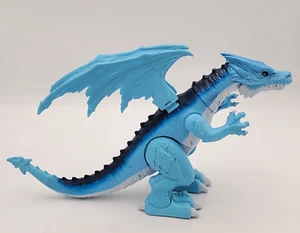 Robo Alive Zuru Roaring Ice Dragon Battery Powered Robotic Toy Blue Tested - Picture 1 of 10