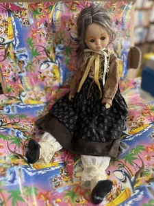 Bambola Migliorati anni 70,Sempre Esposta - Altezza 42 cm. Made in Italy Nonna - Foto 1 di 7