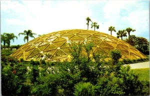 Busch Gardens Geodesic Dome Tampa Florida FLA 1960s Postcard - Picture 1 of 2
