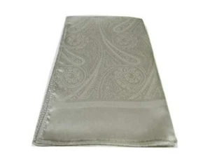 Eleganter Und Feiner Herren Schal Aus Seide Beige Schals Made In Italy - Picture 1 of 10
