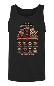 Today Tomorrow Freddy Jason Friday 13 Halloween Men's Tank Top - Picture 1 of 4