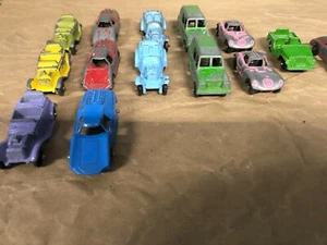 TOOTSIE SPIELZEUGAUTOS - 19 insgesamt - einige sind leicht gebraucht und andere sind gut gebraucht.  - Bild 1 von 3