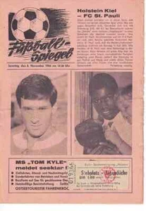 Cuaderno de programa de fútbol 64/65 RL Holstein Kiel - FC St. Pauli + entrada - Imagen 1 de 1