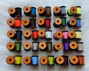 Uni-thread, Fly Tying..  (25 Spool) Size 6/0 50 yd. , 136 Den. Free Shipping - Picture 1 of 4