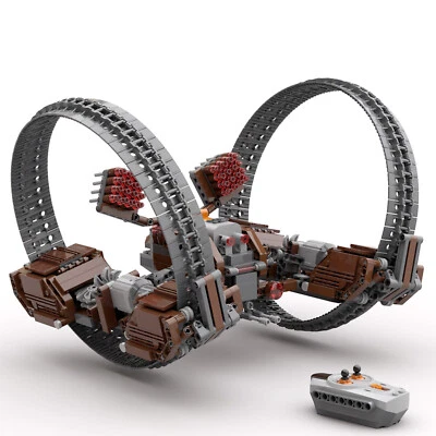 Model Building Blocks Set for RC Hailfire w/ Power Function MOC Bricks Toys Gift - Image 1 of 4