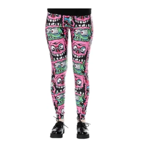 Sourpuss Pink Fink Leggings - Picture 1 of 13