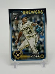 Abner Uribe 2024 Topps Series 1 Rookie Card #310 Milwaukee Brewers RC - Picture 1 of 2