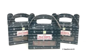 “Palo Santo” Backflow Cones (3 Packets) 72 Cones Satya Sai Baba Dhoop Carton ॐ - Picture 1 of 2