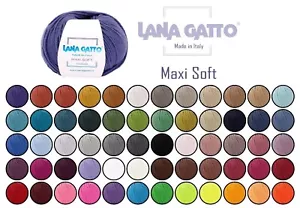 Merinowolle Lana Gatto Maxi Soft 100% Extrafeines Merino Garn 50 g auf 90 m - Bild 1 von 110