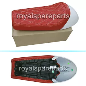 Adapté Pour Royal Enfield Gt & Intercepteur 650 Touring Simple Siège & Blanc - Photo 1/7