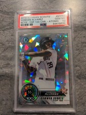 2018 Bowman Atomic Scouts Top 100 Yordan Alvarez #BTP-55 PSA 10 GEM /150 POP 7
