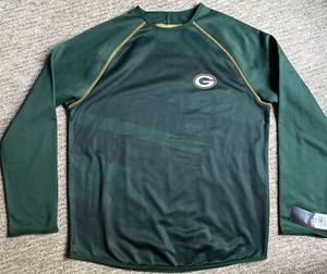 Majestic NFL Green Bay Packers Mens Thermabase Long Sleeve Medium Football Gift - Picture 1 of 6