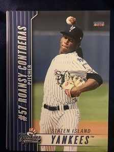 2018 Staten Island Yankees Choice #4 Roansy Contreras DR Card Pirates