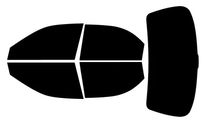 Kit de película de cerámica nano precortada para automóvil Kia Spectra sedán 2002-2003 tinte de ventana Foto 1 de 4