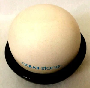 Aqua Stone Personal Humidifier Natural  White Stone & Jet Black Ceramic Bowl  - Picture 1 of 3