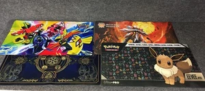 4 Pokemon Playmats Play Mats - 2017 Regional Championships - Eveee  ++ - Picture 1 of 5