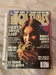 HIGH TIMES MAGAZINE MAR 1999 OZZY OSBOURNE BLACK SABBATH STONER SWEET LEAF - Picture 1 of 5