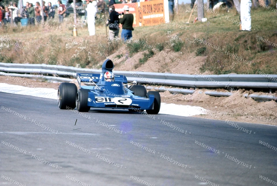 Tyrrell Formula One Race Car Vintage 1972 Original 35mm Photo Slide Foto 1 de 1