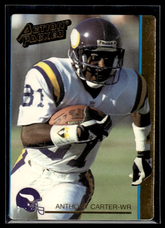 1992 Action Packed Anthony Carter Minnesota Vikings #151 - Image 1 of 2