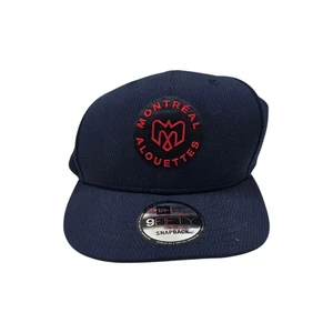 Montreal Alouettes LCF New Era Sideline Snapback Hat NWOT Blue Red Logo - Picture 1 of 11