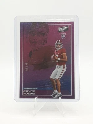 2023 Panini Player of the Day - Rookies Bryce Young #RC1 Purple /25 (RC) - Image 1 of 2
