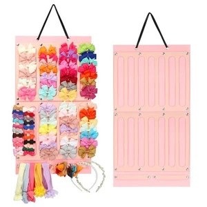 Hair Bows Holder & Organizer w/Large Capacity, 16 Ribbons,Bows Organizer, Bab... - Picture 1 of 6