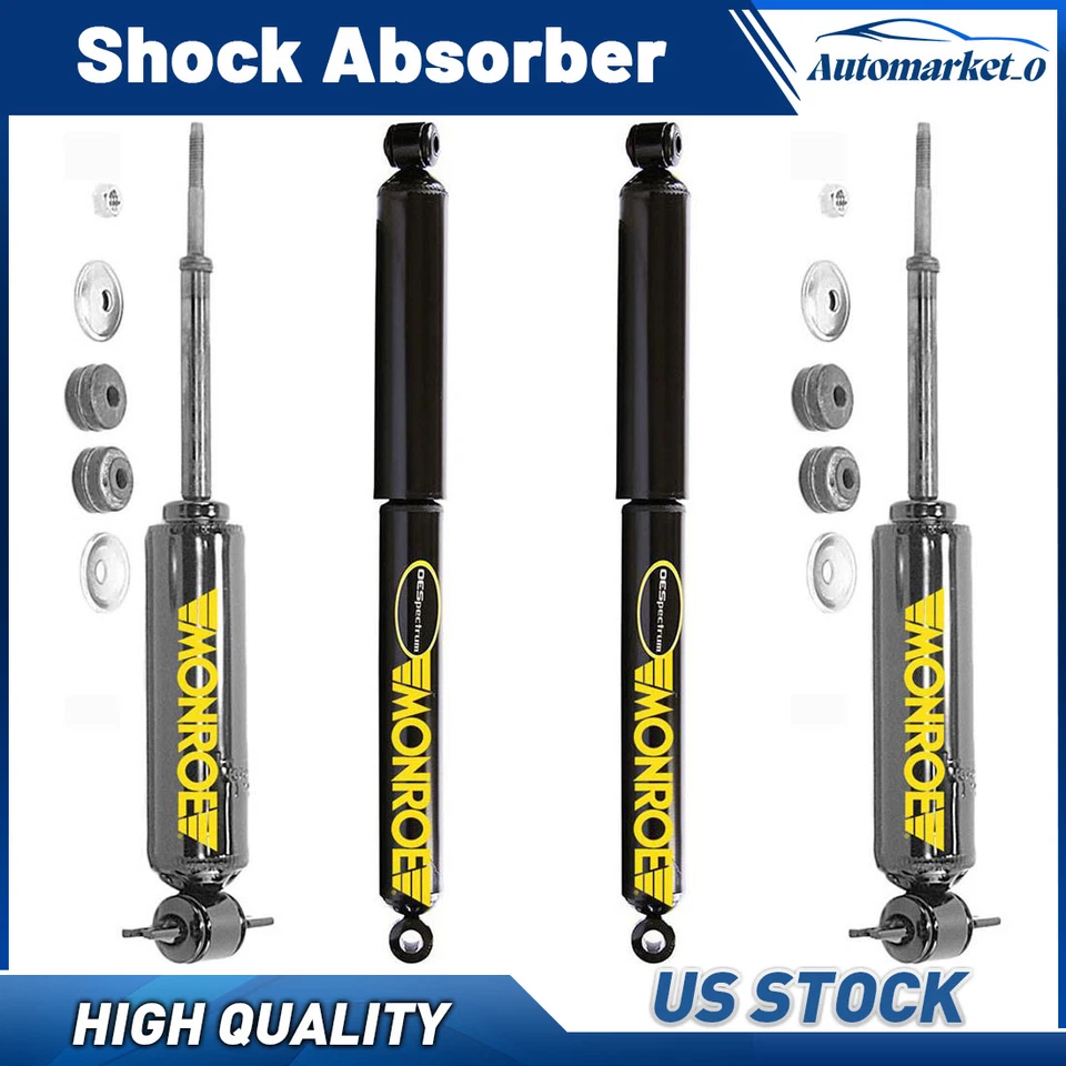 Front Rear Shock Absorbers Monroe for 1972 1973 1974 Dodge D100 Pickup 3.7L - Image 1 of 4