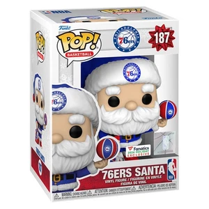 Philadelphia 76ers Santa Funko Pop! 2024 Fanatics Exclusive Vinyl Figur - Bild 1 von 3