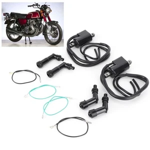 •Ignition Coil Spark Plug Cap Set 30510333013 For CB350F CB400F CB500 CB550 - Picture 1 of 12