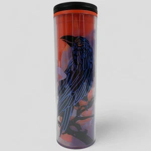Starbucks Halloween 2022 Raven Insulated Tumbler 16oz Orange Purple Fall Cup New - Picture 1 of 14