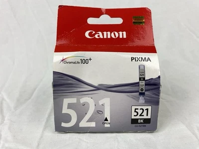 Cartucho de tinta negra Canon CLI-521BK impresoras Pixma Chromalife 100+ Foto 1 de 4
