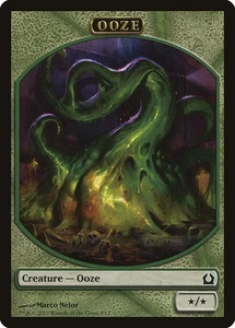 Ooze Token 10x - Green - Nelor Art - RTR Return to Ravnica - MTG Magic NM - Picture 1 of 1