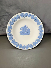 White/Blue Relief Wedgewood Jasperware Classical Greek Women & Cupid  Pin Dish