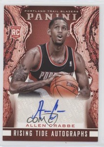 2013-14 Panini Rising Tide Auto Allen Crabbe #7 Rookie Auto RC
