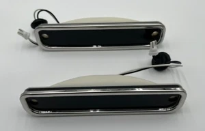 1973-80 Chevrolet GMC C10 C20 C30 SMOKED LED FRONT SIDE MARKER PAIR AMBER NEW - Picture 1 of 5