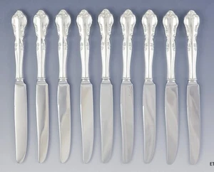Fine Set 9 Easterling Sterling Silver American Classic Knives - Picture 1 of 5