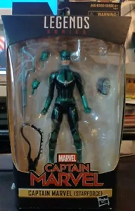Hasbro Captain Marvel Starforce Legends 6 inch Action Figure *No Head/scarf* - Picture 1 of 11