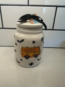 Halloween Haunted Rae Dunn Scooby Doo Scooby Snacks Mystery Machine Treat Jar - Picture 1 of 3