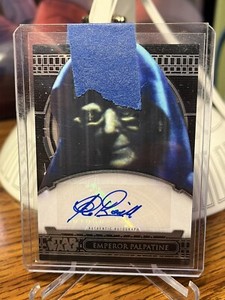 Topps Star Wars Autograph Card 40th Emperor