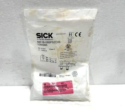Sick IME18-08BPSZC0S Inductive Proximity Sensor 1040966 - Image 1 of 3