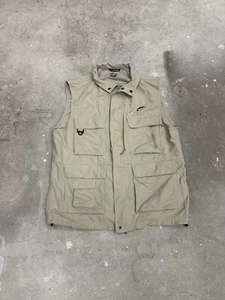 Columbia Titanium Omni-Dry Khaki Vest Jacket Outdoors Fishing Pockets Mens Large - Picture 1 of 10